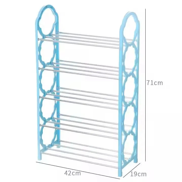 Shoe Rack | Foldable X Shape Shoe Organizer | Multi-Layer Space Saving Shoe Storage Stand | Durable Plastic & Metal Shoe Shelf | Portable Shoe Rack for Home, Bedroom & Entryway – Strong & Stylish Design