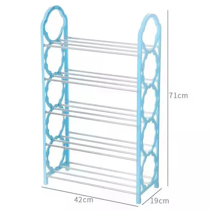 Shoe Rack | Foldable X Shape Shoe Organizer | Multi-Layer Space Saving Shoe Storage Stand | Durable Plastic & Metal Shoe Shelf | Portable Shoe Rack for Home, Bedroom & Entryway – Strong & Stylish Design