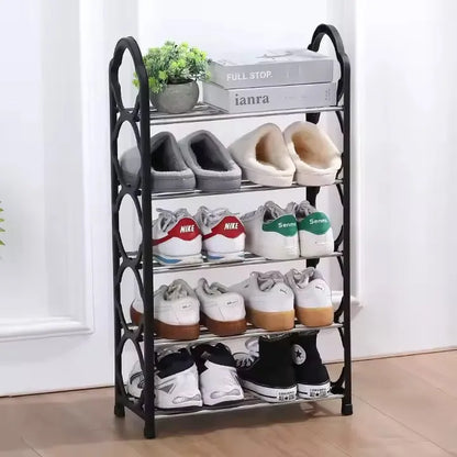 Shoe Rack | Foldable X Shape Shoe Organizer | Multi-Layer Space Saving Shoe Storage Stand | Durable Plastic & Metal Shoe Shelf | Portable Shoe Rack for Home, Bedroom & Entryway – Strong & Stylish Design