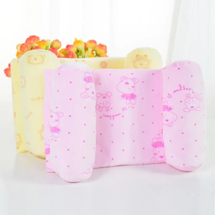 Adjustable Baby Head Shaping Pillow - Anti Flat Head & Anti-Roll Cushion for Newborns 0–12 Months