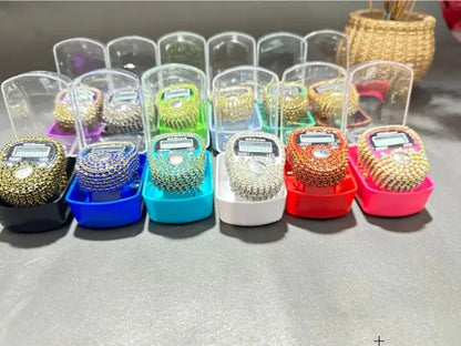 Fancy Digital Counter Tasbeeh – Portable Digital Islamic Tasbeeh Counter | Finger Counter for Zikr, Namaz & Prayer Beads | Electronic Muslim Tasbeeh Gift for Men & Women