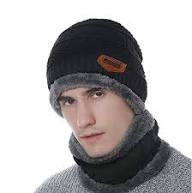 2 Piece Beanie Cap + Neck Warmer/Hat & Warmer Winter Beanie Cap Neck Warmer Beanie Full Set/Topi Hat Cap Neck Warmer Muffler Beanie Cap Neck Warmer Beanie Full Set-2 Piece Cap + NeckWarmer/Hat & Warmer/Topi Hat Cap Neck Warmer Muffler