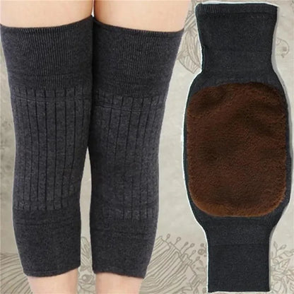 Knee Warmers for Men and Women - Thermal Fleece Leg Warmers for Knee Pain Relief and Winter Support