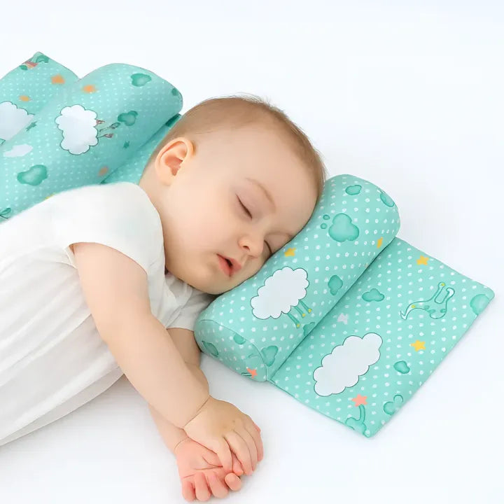 Adjustable Baby Head Shaping Pillow - Anti Flat Head & Anti-Roll Cushion for Newborns 0–12 Months