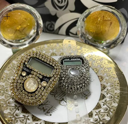 Fancy Digital Counter Tasbeeh – Portable Digital Islamic Tasbeeh Counter | Finger Counter for Zikr, Namaz & Prayer Beads | Electronic Muslim Tasbeeh Gift for Men & Women